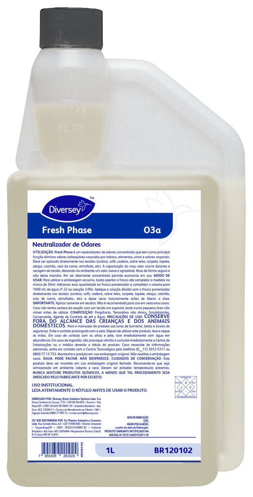 FRESH PHASE 6x1L - NEUTRALIZADOR DE ODORES